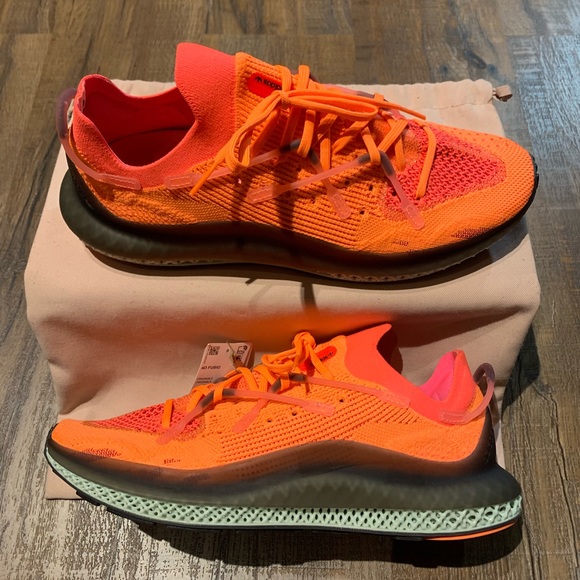 Adidas 4D Fusio Shoes Cloud Men's Orange (Premium) - Picture 3 of 12